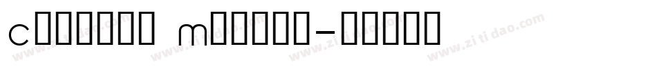 Circlet Medium字体转换